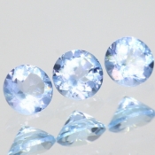 ok. 0,29ct/szt. -SKY BLUE TOPAZ NAT.- d3,95+/-0,05mm / 2,50mm okrągły