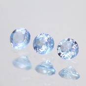 ok. 0,2ct/szt. -SKY BLUE TOPAZ NAT.- d3,55+/-0,05/2,5mm okrągły