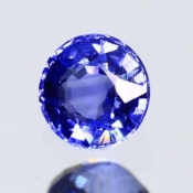 ok. 0,33ct/szt. -CEJLNOŃSKI SZAFIR NAT.- d3,86x3,89/2,37mm okrągły