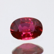 ok. 0,375ct/szt. -NIEPOPRAWIANY RUBIN NAT.- 5,09x3,66/2,15mm owal