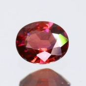 ok. 0,46ct/szt. -RUBIN NAT. (podgrzewanie trad.)- 5,27x4,32/2,33mm owal