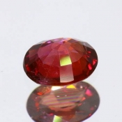 ok. 0,46ct/szt. -RUBIN NAT. (podgrzewanie trad.)- 5,27x4,32/2,33mm owal