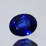 ok. 0,455ct/szt. -BEZCENNY NIEPOPRAWIANY SZAFIR NAT.- 5,18x4,17/2,42mm owal