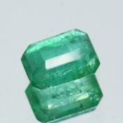 ok. 0,78ct/szt. - SZMARAGD NAT.- 6,27x4,50/3,31mm ośmiokąt