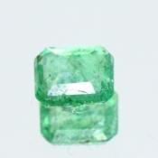 ok. 0,46ct/szt. - SZMARAGD NAT.- 5,30x4,56/2,41mm ośmiokąt