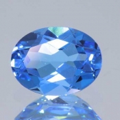 ok. 1,305ct/szt. -SWISS BLUE TOPAZ NAT.- 7,98x6,03/3,47mm owal