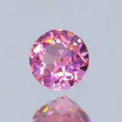 ok. 0,23ct/szt. -DELIKATNY RÓŹ  TURMALIN NAT.- 3,89x3,84/2,39mm okrągły