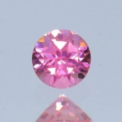 ok. 0,27ct/szt. -DELIKATNY RÓŹ  TURMALIN NAT.- 4,02x4,04/2,79mm okrągły