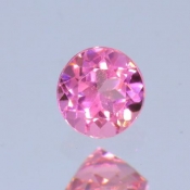 ok. 0,255ct/szt. -DELIKATNY RÓŹ  TURMALIN NAT.- 3,96x4,00/2,91mm okrągły