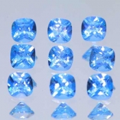 ok. 0,33ct/szt. -SWISS BLUE TOPAZ NAT.- 4,0x4,0/3,8mm +/- 0,1mm antyk