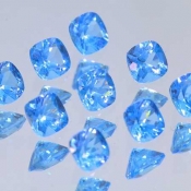 ok. 0,33ct/szt. -SWISS BLUE TOPAZ NAT.- 4,0x4,0/3,8mm +/- 0,1mm antyk