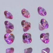 ok. 0,08ct/szt. -LAWENDOWY SZAFIR NAT.- d2,6/1,7mm +/-0,05mm okrągły