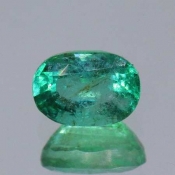 ok. 1,08ct/szt. -NASYCONY JASNY SZMARAGD NAT.- 7,21x5,18/4,21mm owal