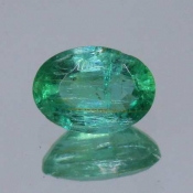 ok. 0,885ct/szt. -NASYCONY JASNY SZMARAGD NAT.- 7,40x5,38/3,47mm owal