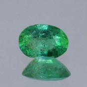 ok. 0,67ct/szt. -NASYCONY JASNY SZMARAGD NAT.- 6,67x4,89/3,37mm owal