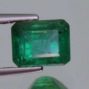 ok. 1,365ct/szt. -NAJCENNIEJSZY CIEMNY SZMARAGD NAT.- 6,60x5,22/5,02mm ośmiokąt