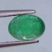 ok. 0,935ct/szt. -JANSY WESOŁY SZMARAGD NAT.- 7,09x5,09/3,61mm owal