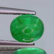 ok. 0,795ct/szt. -NAJCENNIEJSZY CIEMNY SZMARAGD NAT.- 6,34x5,31/2,97mm owal