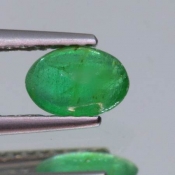 ok. 0,445ct/szt. -CENNY NASYCONY SZMARAGD NAT.- 5,92x4,02/2,77mm owal