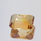 ok. 4,92ct/szt. -IMPERIAL TOPAZ NAT.- 9,86x7,82/5,31mm ośmiokąt