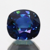 ok. 1,62ct/szt. -CERTYFIKOWANY SZAFIR NAT.- 7,23x6,75/3,80mm owal