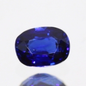 ok. 0,51ct/szt. -KRÓLEWSKI SZAFIR NAT.- 5,14x3,88/2,77mm owal