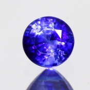 ok. 0,575ct/szt. -KRÓLEWSKI SZAFIR NAT.- 4,67x4,60/3,22mm okrągły