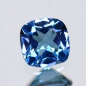 ok. 0,565ct/szt. -LONDON BLUE TOPAZ NAT.- 4,94x4,97/2,88mm antyk