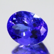 ok. 2,24ct/szt. -NAJCENNIEJSZY TANZANIT NAT.- 9,22x7,23/5,05mm owal