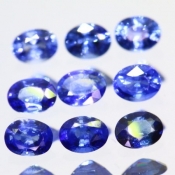 ok. 0,2ct/szt. - SZAFIR NAT.- 4,0x3,0/1,8mm owal