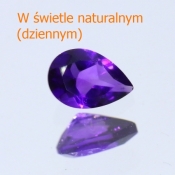 ok. 0,35ct/szt. -ZMIENNOBARWNY AMETYST NAT.- 6,0x4,0/3,0mm kropla