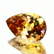 ok. 7,075ct/szt. -MIODOWY TOPAZ NAT.- 14,77x10,17/7,39mm kropla