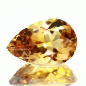 ok. 7,075ct/szt. -MIODOWY TOPAZ NAT.- 14,77x10,17/7,39mm kropla