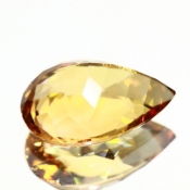 ok. 7,075ct/szt. -MIODOWY TOPAZ NAT.- 14,77x10,17/7,39mm kropla