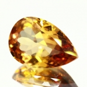 ok. 7,265ct/szt. -MIODOWY TOPAZ NAT.- 15,08x10,19/6,68mm kropla