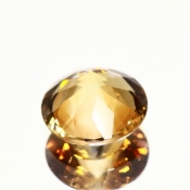 ok. 4,2ct/szt. -MIODOWY TOPAZ NAT.- 10,13x10,13/6,44mm okrągły