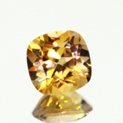 ok. 3,815ct/szt. -MIODOWY TOPAZ NAT.- 9,09x9,13/6,26mm antyk