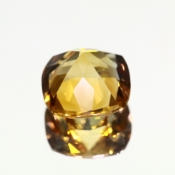 ok. 3,815ct/szt. -MIODOWY TOPAZ NAT.- 9,09x9,13/6,26mm antyk