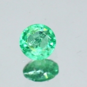 ok. 0,275ct/szt. -KOLUMBIJSKI SZMARAGD NAT.- 4,35x4,34/2,31 okrągły