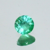 ok. 0,235ct/szt. -KOLUMBIJSKI SZMARAGD NAT.- 4,10x4,07/2,43mm okrągły