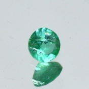 ok. 0,235ct/szt. -KOLUMBIJSKI SZMARAGD NAT.- 4,10x4,07/2,43mm okrągły