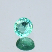 ok. 0,23ct/szt. -KOLUMBIJSKI SZMARAGD NAT.- 3,99x3,99/2,31mm okrągły