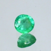 ok. 0,28ct/szt. -KOLUMBIJSKI SZMARAGD NAT.- 4,16x4,03/2,65mm okrągły