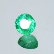 ok. 0,28ct/szt. -KOLUMBIJSKI SZMARAGD NAT.- 4,16x4,03/2,65mm okrągły