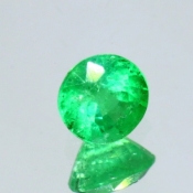 ok. 0,505ct/szt. -KOLUMBIJSKI SZMARAGD NAT.- 5,08x5,11/3,76mm okrągły