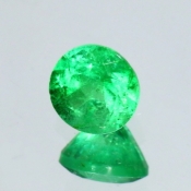 ok. 0,54ct/szt. -KOLUMBIJSKI SZMARAGD NAT.- 5,08x5,11/3,88mm okrągły