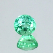 ok. 0,425ct/szt. -KOLUMBIJSKI SZMARAGD NAT.- 4,40x4,39/3,90mm okrągły