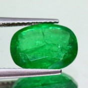 ok. 2,9ct/szt. -TOP GREEN SZMARAGD NAT.- 11,10x8,53/4,10mm owal
