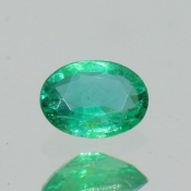 ok. 0,375ct/szt. -NASYCONY SZMARAGD NAT.- 5,73/4,32/2,48mm owal