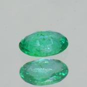 ok. 0,375ct/szt. -NASYCONY SZMARAGD NAT.- 5,73/4,32/2,48mm owal